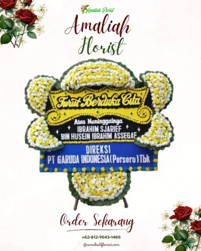 Papan Bunga Duka di Cidaun
