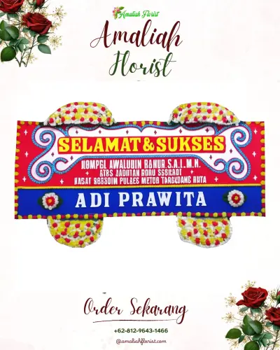 Karangan Bunga Ucapan Selamat di Cidaun